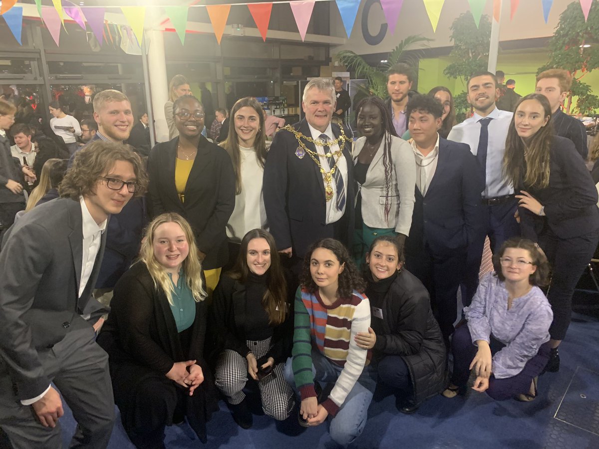 Steve_Jurek's tweet photo. With mayor of Newport, Wales.#EuroSim2023 https://t.co/m54KFgIRm3