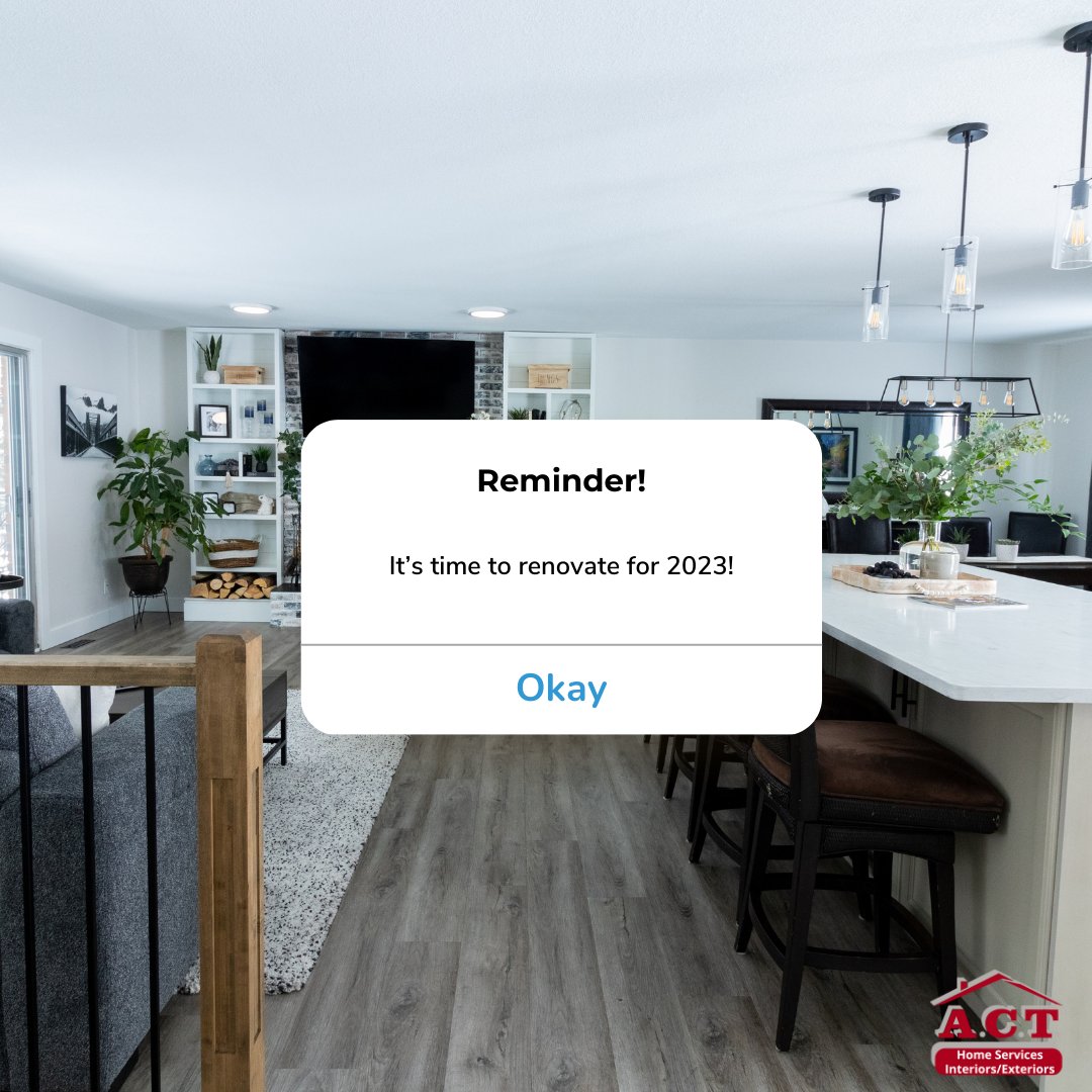 ACTHomeServices's tweet photo. It's time to renovate for 2023. Make it your year to make an upgrade, and get the best home remodelling experience from us.

Reach out 👉 link in bio 

#2023 #hello2023 #renovations #modernhomes #albertainteriordesign #holidays #january https://t.co/z4S0fBhHIq