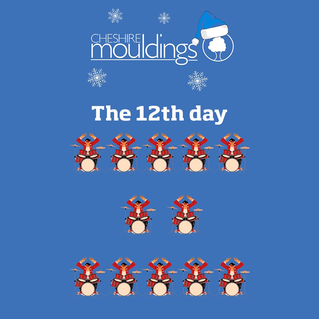 It's the 12th day of Christmas, and we've had some noisy gifts so far, but this may well be the noisiest! 

What's today's gift?

Comment your answer! 

We hope everyone has had a lovely Christmas period and the Happiest of New Years!