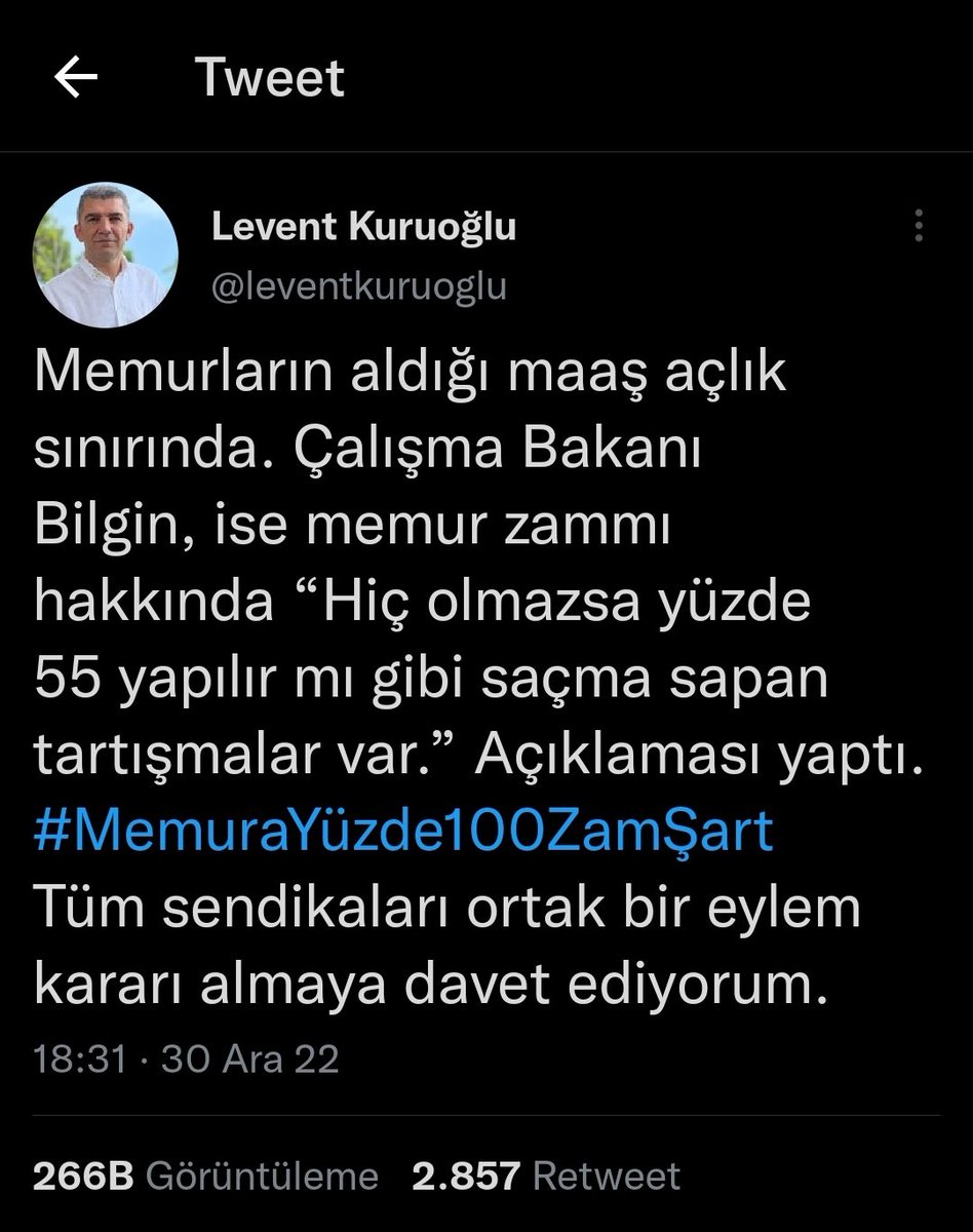kadem93's tweet photo. Hürriyetçi Eğitim Sen @leventkuruoglu  30 Aralık'ta tüm sendikalara ve kamu çalışanlarına  iş bırakma eylemi çağrısı yapmıştı. Çağrıya uyulsaydı, memurlar  %30 zama mahkum edilemezdi!
#BuZamMemuraHakaret https://t.co/4MxDhU54av