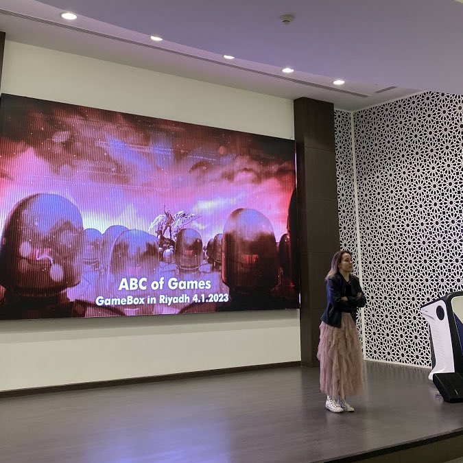 GameBox_FTC's tweet photo. Jussi &amp; Christina from @gamefounders_ar had a presentation with us about: ABC of Games https://t.co/Ej3N6VGz8y