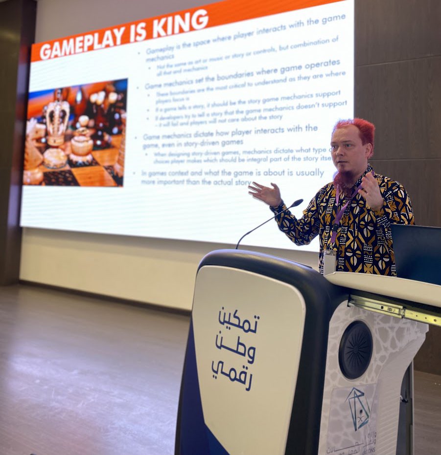 GameBox_FTC's tweet photo. Jussi &amp; Christina from @gamefounders_ar had a presentation with us about: ABC of Games https://t.co/Ej3N6VGz8y
