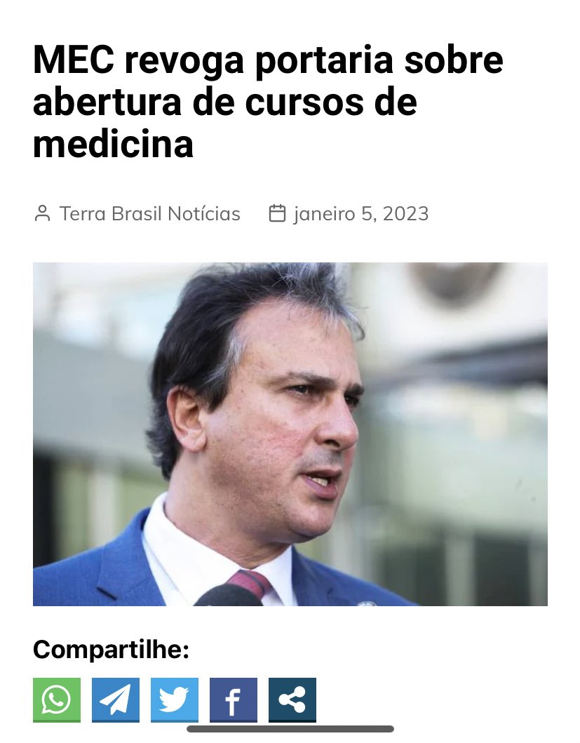 GgmAndrews's tweet photo. #LulaGenocida
Inacreditável o desmonte ! 
O pt quer os mais médicos pra enfiar dinheiro no rab0 de Cuba 

MEC REVOGA PORTARIA SOBRE ABERTURA DE CURSOS DE MEDICINA 
Façam o L https://t.co/PeZaX7Z0Iw