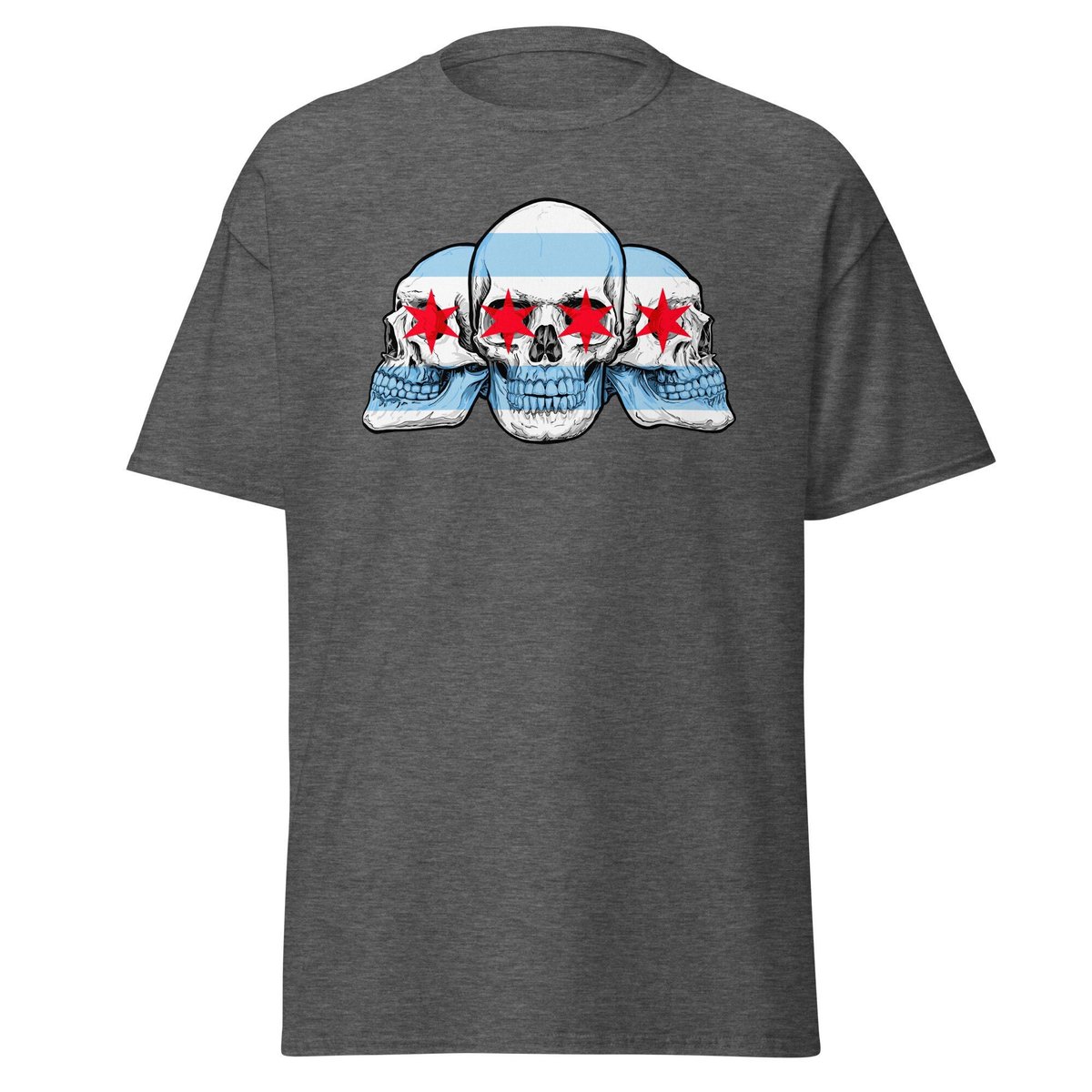 ★★★★★ 'Great design and great quality!' Jon W. etsy.me/3Cq2S2h Thanks for the Review #etsy #chicagoskulltee #cityshirt #chicagoflag #chicagogift #chicagotop #chicago