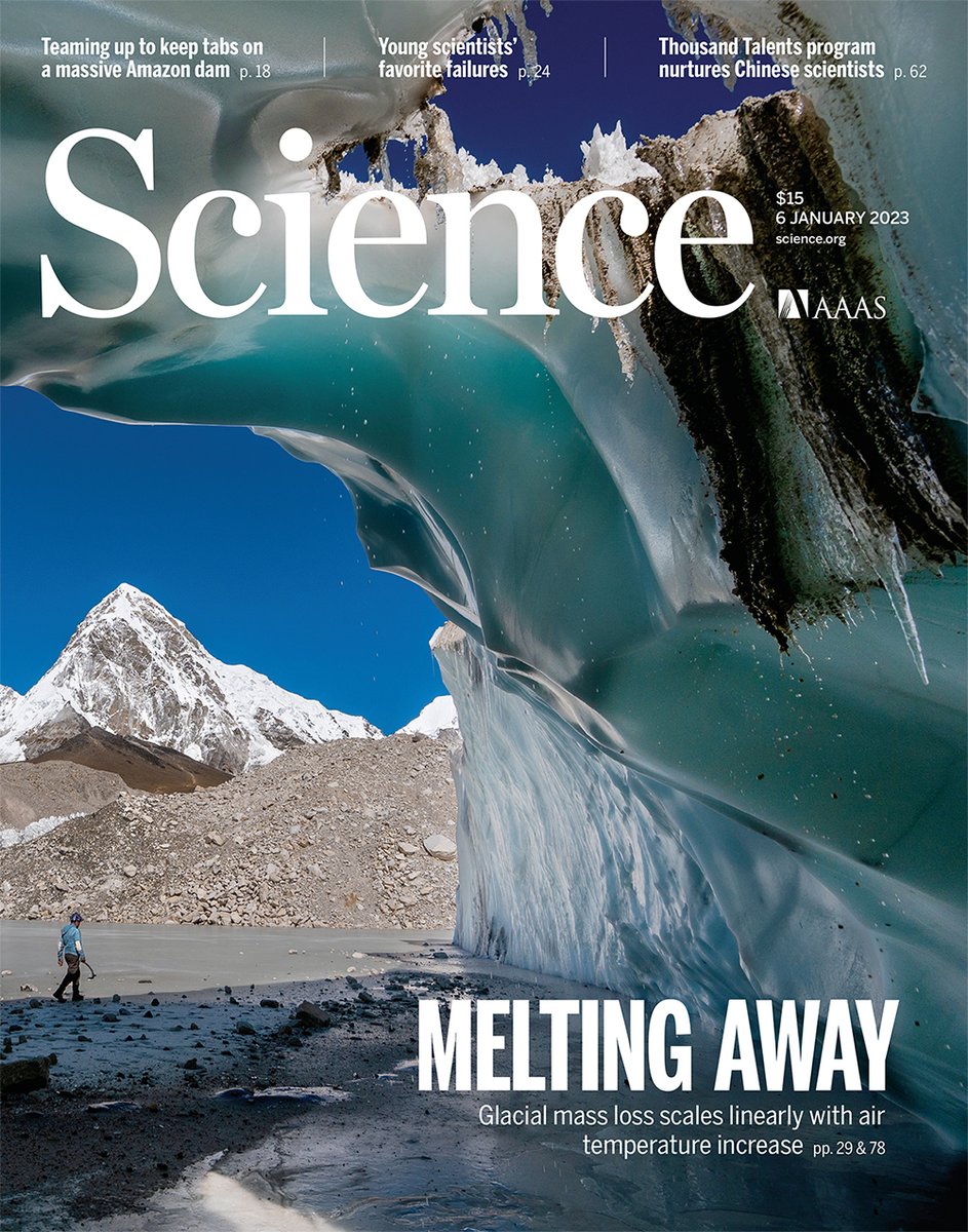 In a new study, researchers present predictions for the fate of all Earth’s mountain glaciers, which total more than 215,000 under various policy-relevant climate scenarios.

Read that research and more in this year's first issue of Science: scim.ag/148