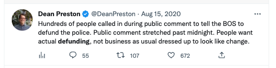 michelletandler's tweet photo. @DeanPreston Supervisor Preston - could you please clarify your stance on the role that SFPD plays in preventing crime? https://t.co/wFzEhrmt1p