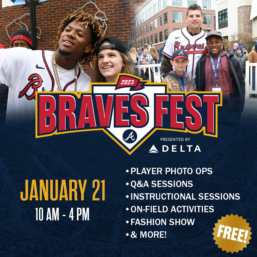 Atlanta Braves on Twitter "Braves Fest is back! This FREE event offers
