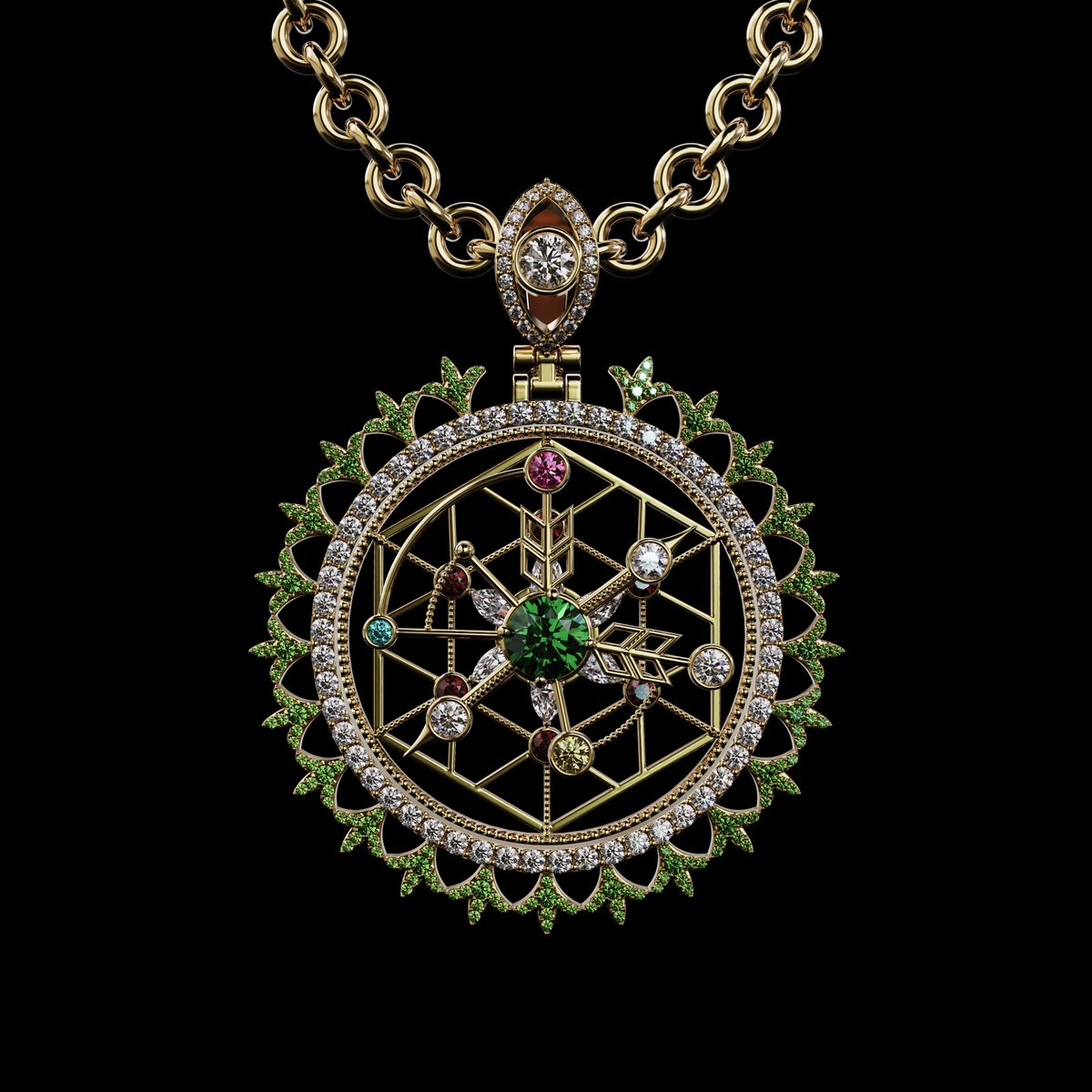 CJChains's tweet photo. This pristine Yellow Gold Chains NFT is up for grabs 👀

Discord announcements. Go! https://t.co/obvWWEjdls