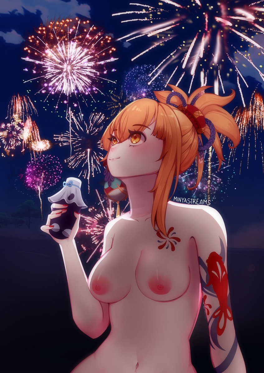 minyaNSFW's tweet photo. yoimiya for the new year!

got lazy to draw clothes zzz

✦ timelapse on my patreon! 🔗 in the replies~ https://t.co/lx1u1S1QRI
