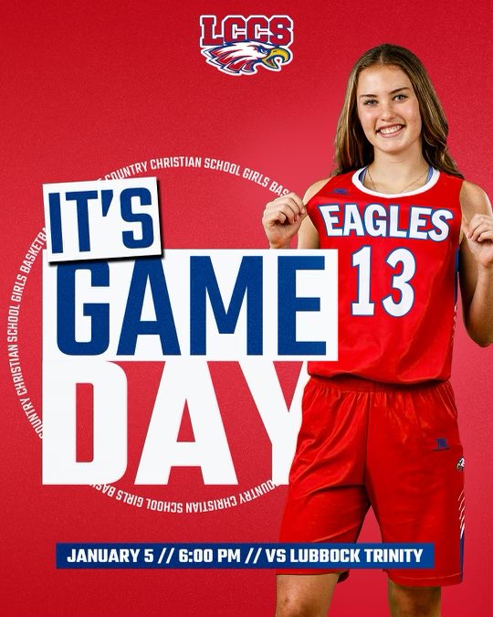 LCCS vs Trinity Christian School LBK tonight in the Byers Center. 
JV Boys @ 5:00
Varsity Girls @ 6:00
Varsity Boys @ 7:30
#lccseagles #wogwag
<a href="/dfwvarsity/">dfw varsity</a> <a href="/TXHSBB/">Texas High School Basketball</a> <a href="/TXHSGBB/">#TXHSGBB—TXHSGBB.com</a> <a href="/VYPEDFW/">VYPE DFW</a> <a href="/Tabchoops/">𝙏𝘼𝘽𝘾🏀📋</a> <a href="/LSCSN/">Lone Star Christian Sports Network (LSCSN)</a> <a href="/TAPPSbasketball/">TAPPS Basketball</a>