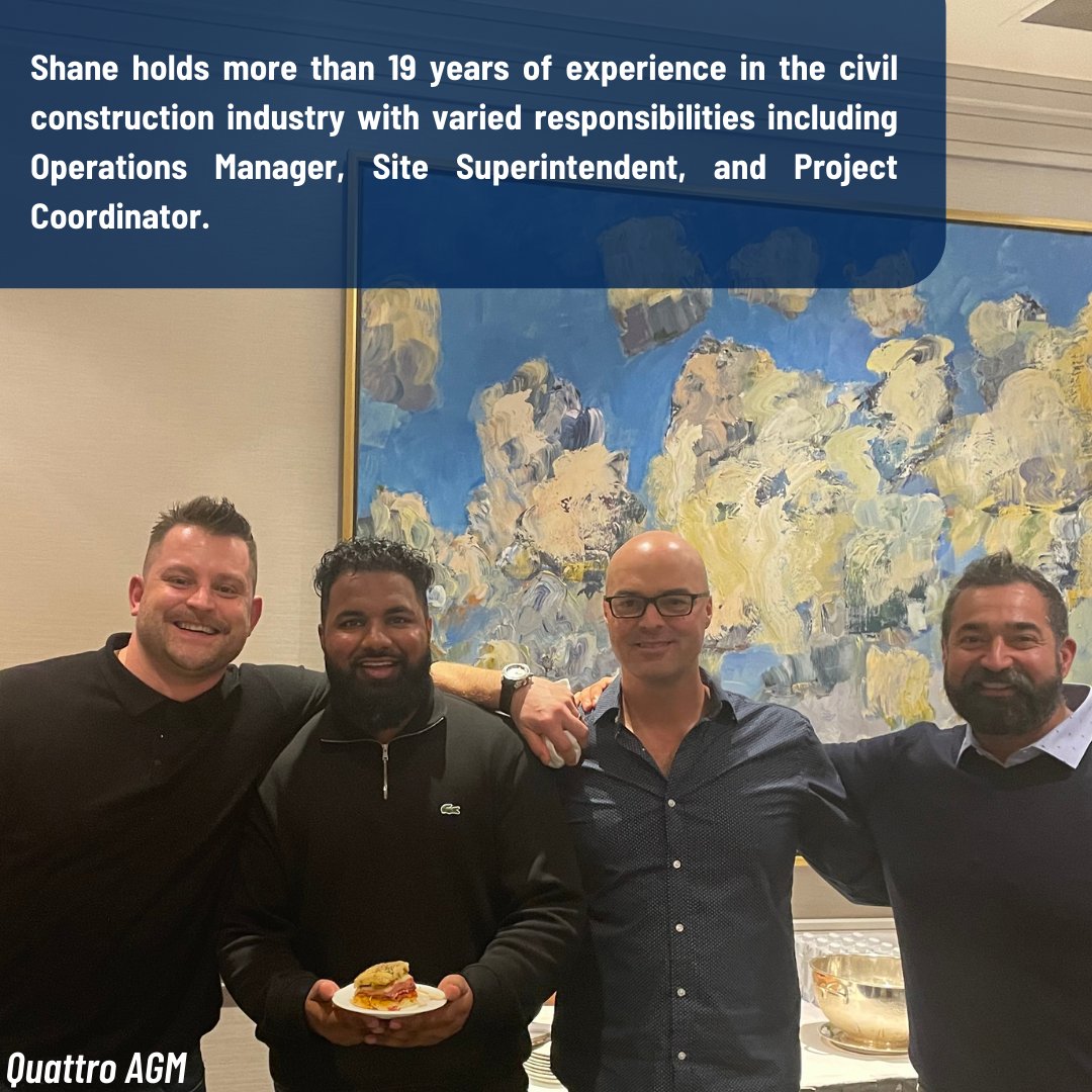 QConstructors's tweet photo. Meet Shane Conlin, a Superintendent at Quattro!  

Swipe to learn more about Shane and his professional background. 

Looking to work with an innovative team on exciting projects? Head over to our Careers page for more info. Link in bio! 

#PartneringforSuccess #BuildingTalent https://t.co/bjdnaTBGtf