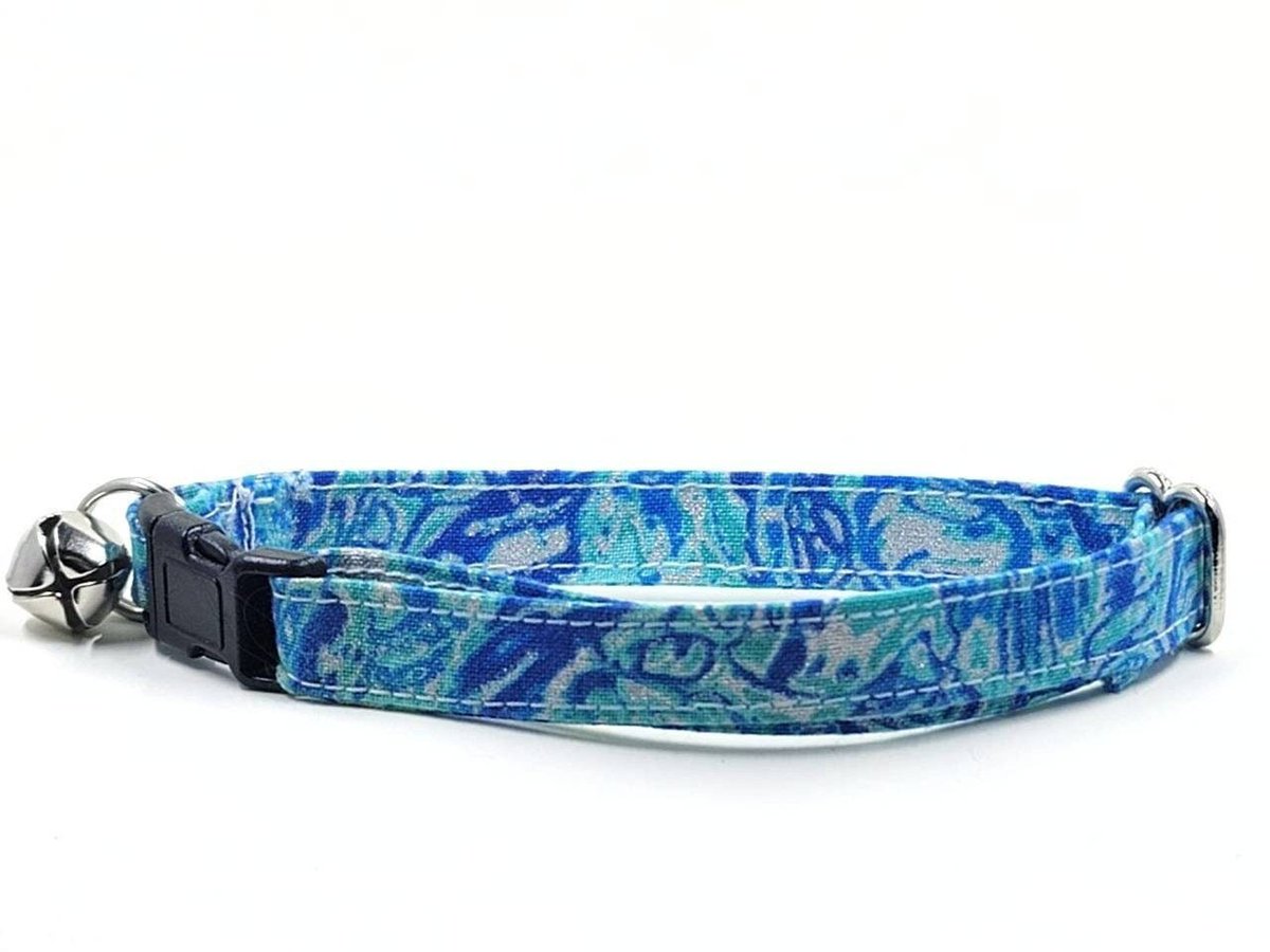 oddballcattoys's tweet photo. Excited to share the latest addition to my #etsy shop: Swirled Mist Teal & Green Cat Collar, Safe Breakaway Collar for Cats and Small Kittens, Sparkly Silver Accents, Cute Boy Cat Collars Males https://t.co/2YsVzSJanA #blue #flat #quickreleasebuckle #cat #catcollars #s https://t.co/F5zycMGfRJ