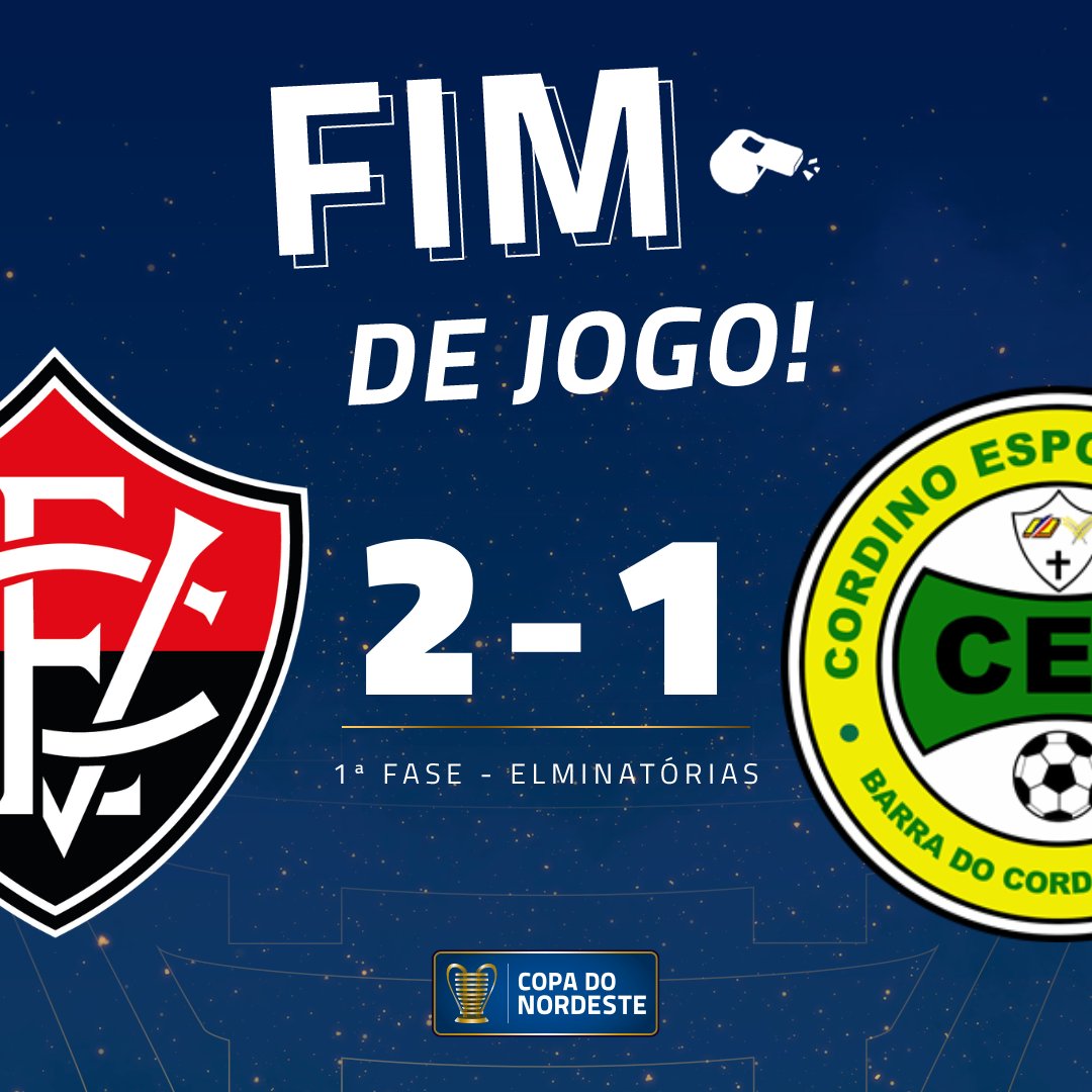 O @ecvitoria tá ON nas Eliminatórias! Com um gol no finalzinho da partida, o Leão vence e segue vivo na briga por uma vaga na fase de grupos da Lampions 2023! 🔴⚫