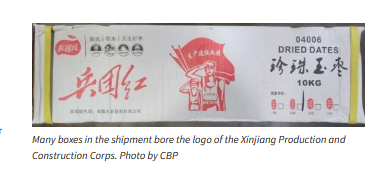 LouisaCGreve's tweet photo. Breaking: US Customs seizes goods from the Xinjiang Production and Construction Corps (XPCC), based on @UyghurProject reporting. Shipments seized at the ports of Newark, Los Angeles and Oakland. 

https://t.co/xGebUZ4KrH via @CBP https://t.co/mzWAOmLHT9