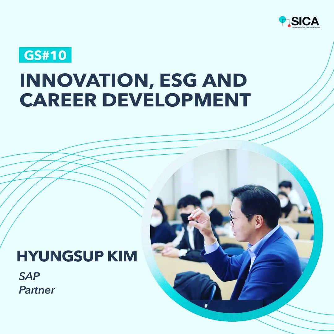 I'm happy to receive summarized documents for the wrap-up of my recent lecture on the theme of "#Innovation, #ESG / #Sustainability and #Career" at #SICA (Social Innovation Creators'​ Academia) centered on #Underwood  #International #College (#UIC) of <a href="/yonseiuniversiy/">yonseiuniversity</a> #연세대