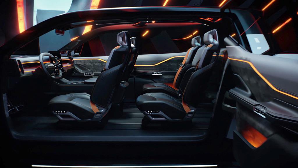 StellantisMX's tweet photo. .@RAM_MX 1500 Revolution BEV Concept redefine el segmento y muestra el compromiso de la marca  con el liderazgo en vehículos eléctricos Cargado con tecnología avanzada reinventa la experiencia del cliente mediante la integración de tecnología de punta https://t.co/81Qq4o06sc