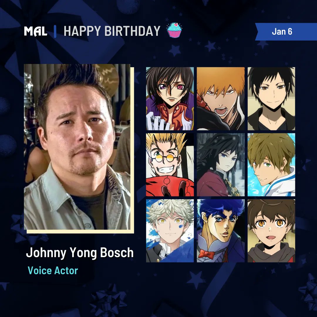 Happy Birthday to Johnny Yong Bosch! Full profile:  