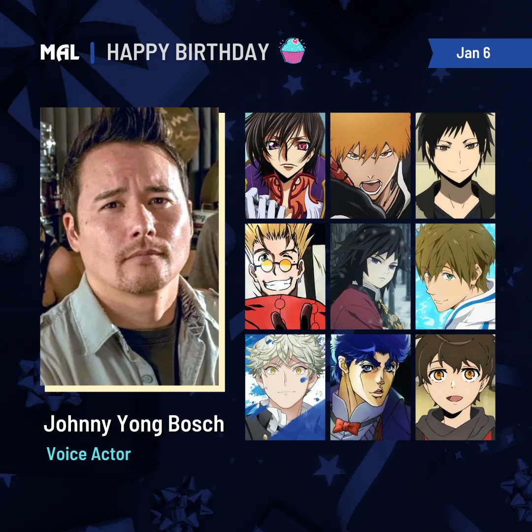 Happy Birthday to Johnny Yong Bosch! Full profile:  