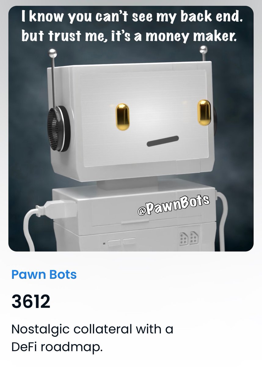 Hollywood41x's tweet image. #Hifiecosystem #pawnbots