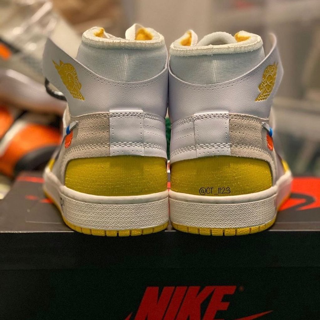 OFF-WHITE x Air Jordan 1 Canary Yellow Sample