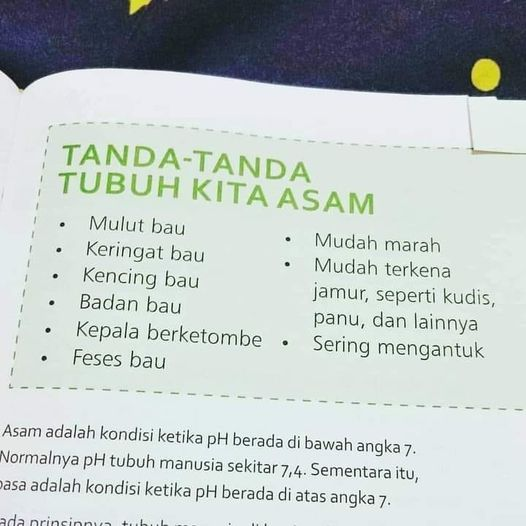 menusehatalami's tweet photo. Cek tanda tanda tubuh kita asam https://t.co/eyjsdVpfpx