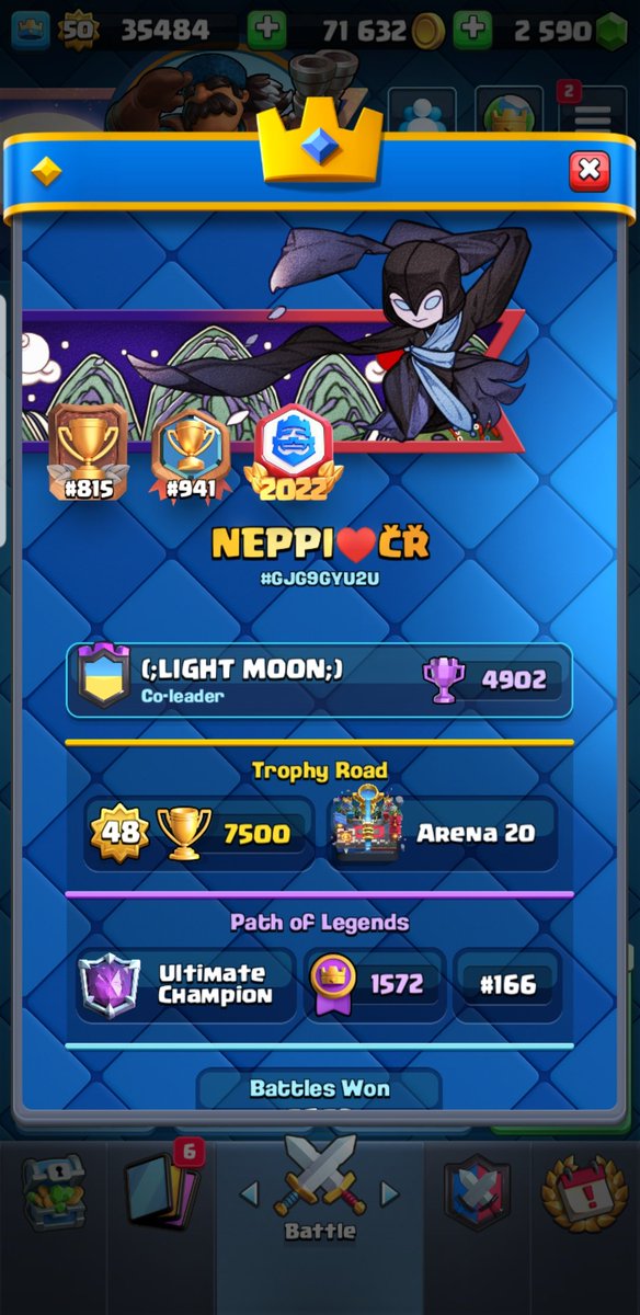 Hello everyone! My name is NEPPI and this is my first post. At this blog i will upload my progress and big wins in Clash Royale. Good luck!
