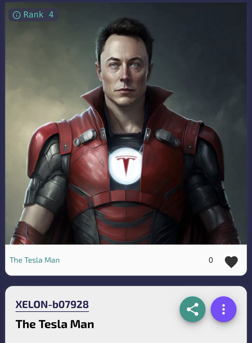 Cryptolotto_UK's tweet photo. @Artinkson @elonmusk @MultiversX #LFG come on @elonmusk a man of your caliber simple can’t live with out this NFT and you did have a cameo in Iron Man years back now u are him in the #MultiversX @Tesla #TeslaMan https://t.co/e6CbN9aKP4