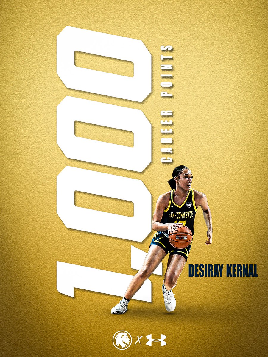 With four points in the first four minutes of tonight's game, DesiRay Kernal became the 16th player in program history to score 1,000 career points! #FastPace #OTOP