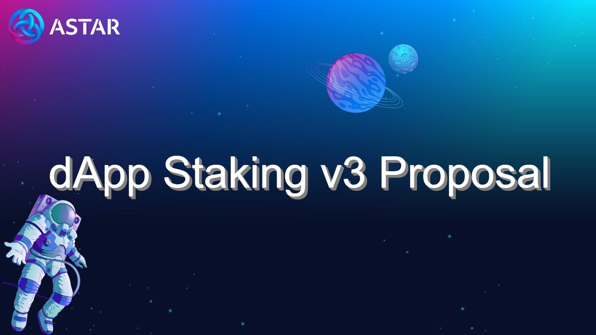 1/ 📢 Attention Community! With the dApp Staking V3 coming up, we want ...