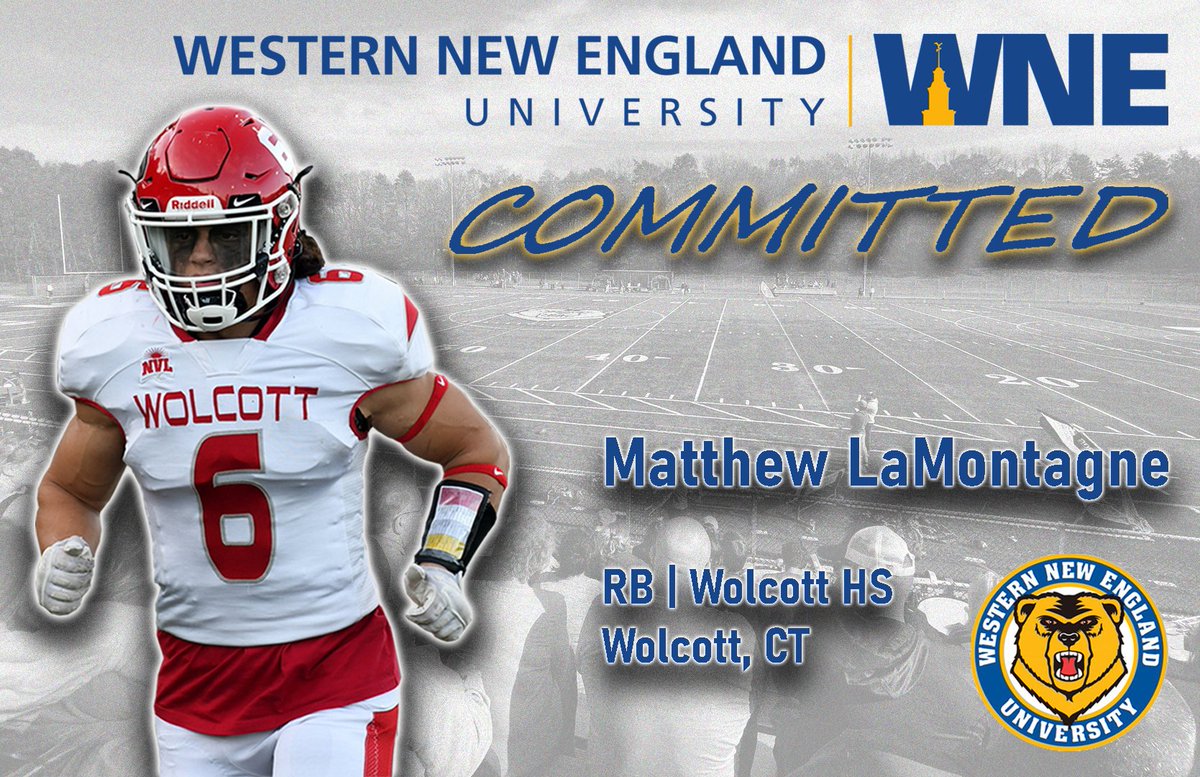 MattLamo7's tweet photo. I am happy to continue my academic and athletic career at @WNEUniversity @WNEFB @Coach_Lebeau @martin_manson3 #Committed #alwayson https://t.co/HOSBZBBAeu