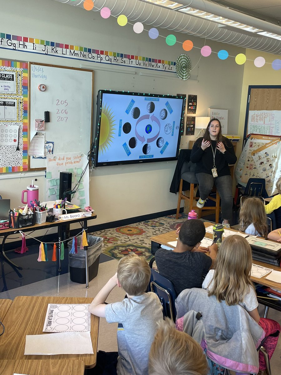 I’m over the moon 🌝 about 2nd grades phases of the moon lesson! It was delicious 😋