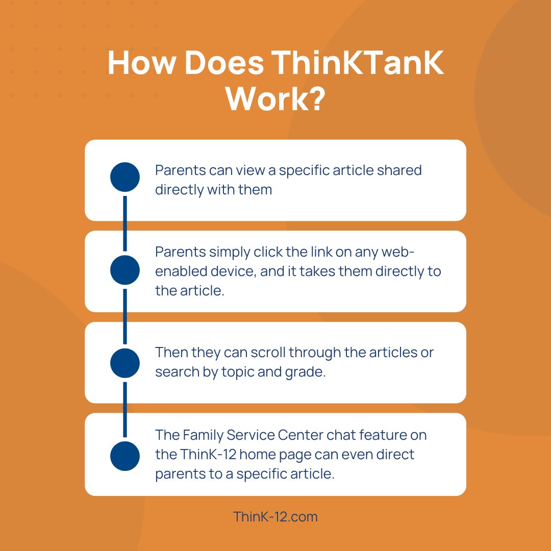 ThinKTank positions your school website as a source for information and is designed to inform parents about your school and help them become more engaged in their child’s education.

Learn More think-12.com/what-is-thinkt…

#schoolwebsite