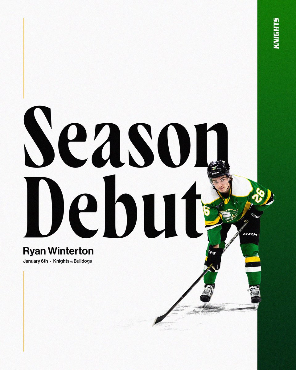 Winterton is coming ❄️ 

#Knights | #SEAKraken