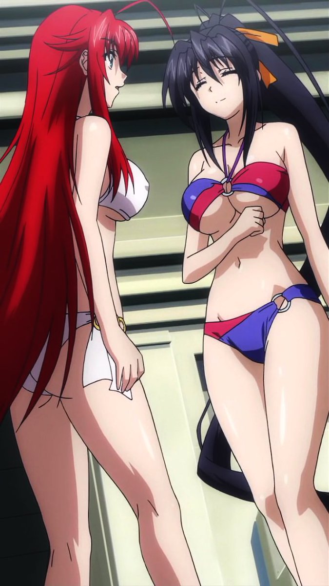 arisato_yu's tweet photo. Rias &amp; Akeno ❤️💜 https://t.co/bXM8GVEgyX