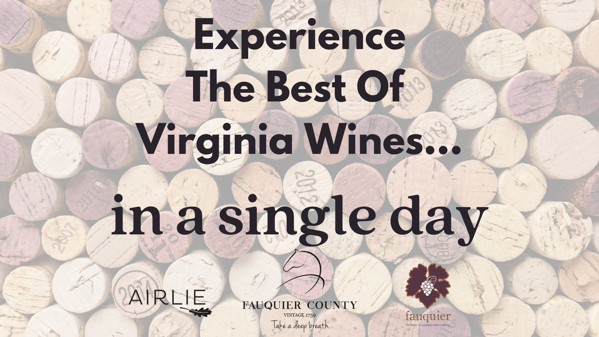 7th Annual Fauquier County Wine Tasting and Competition is back on February 25!!  Get your tickets NOW - bit.ly/3VQteRZ