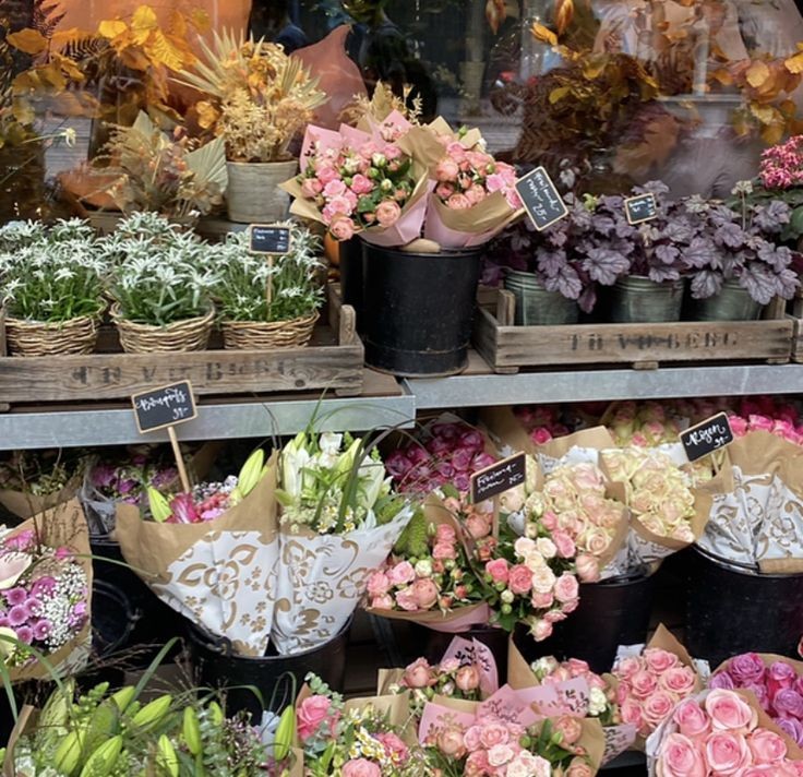 obsessed with bouquets.