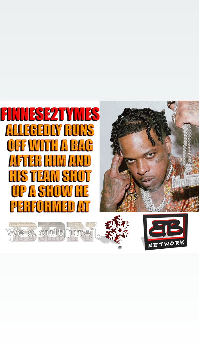 DaSpinesplitta's tweet image. 🤣🤣 so allegedly Finneses2Tymes robbed a show he was maybe performing at 🤣🤣🤣 what? Also pray for the people who got shot. 
.
#bbnnetwork #iamtherealjackfrost #bbn #weaculture #love #vibratehigher #blackbusiness #explorepage #shifting