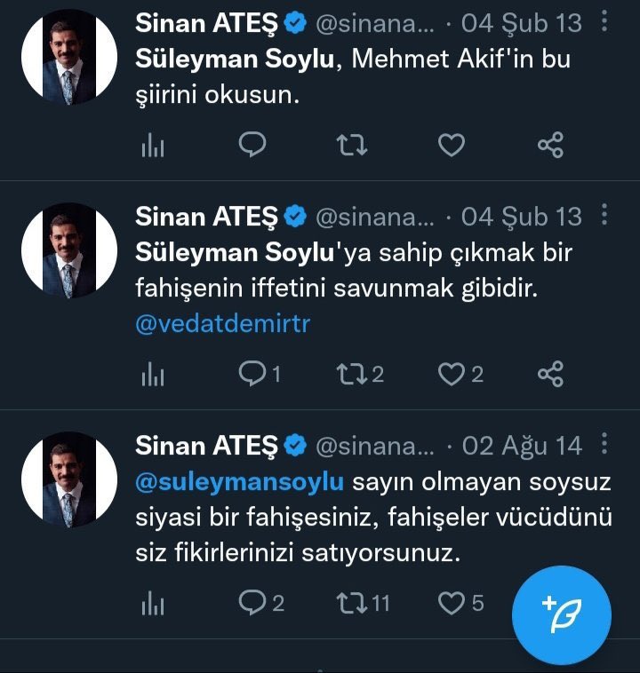 Mevcut tutukluların sadece maşa olduğunu zaten biliyoruz. Azmettirici faili de biliyoruz. Dokunulmazlık zırhını sandıkta söküp attığımız günden sonra bir daha güneş ışığı göremeyeceği günleri de beklemeye devam ediyoruz. #sinanates