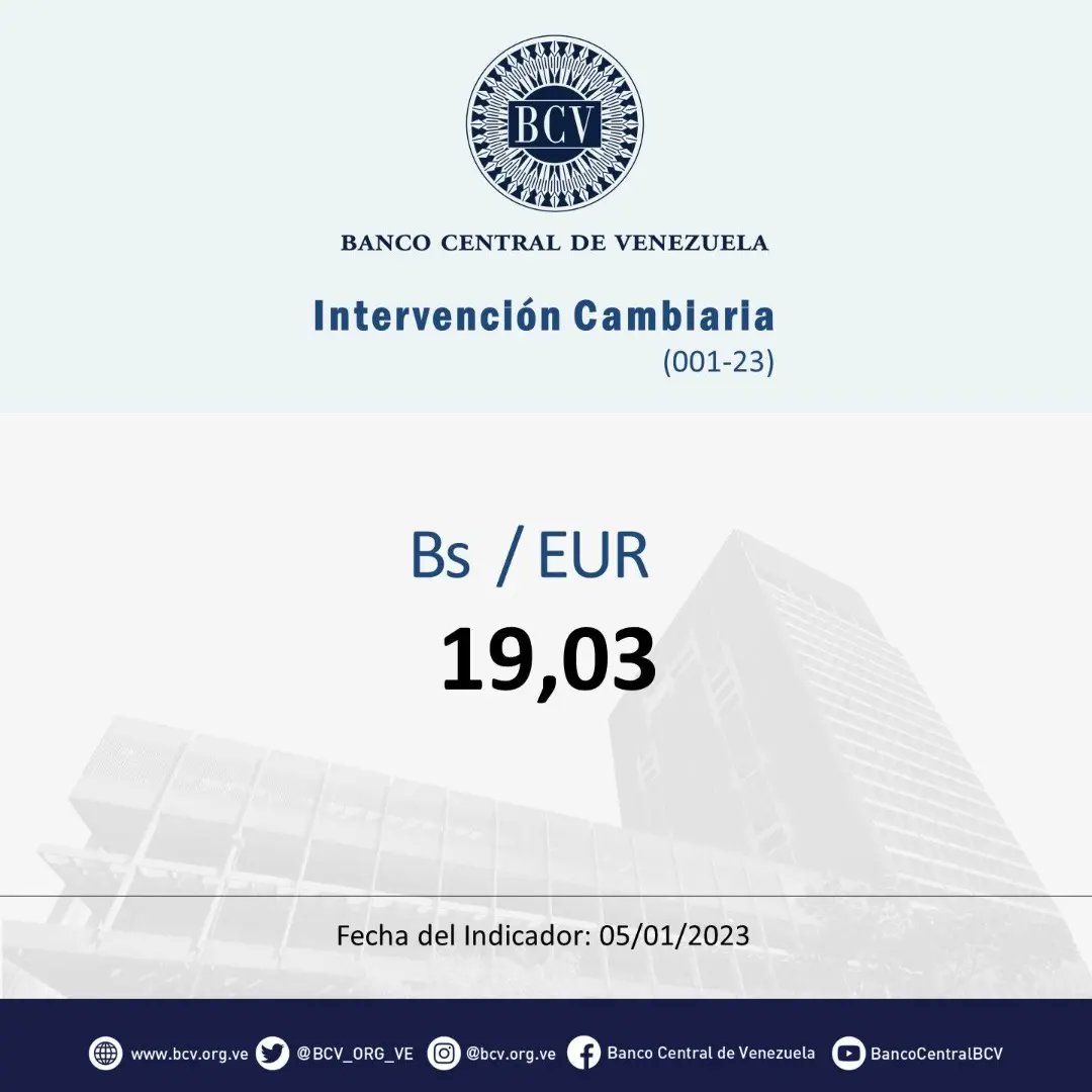 Banco Central de Venezuela tweet media