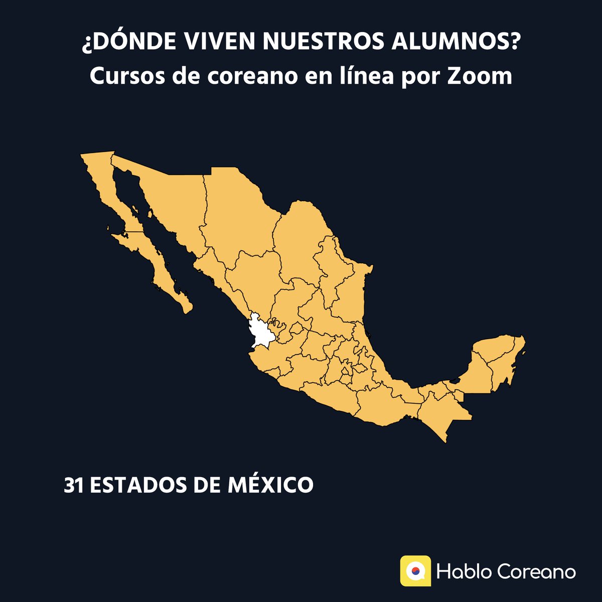 HabloCoreano's tweet photo. Los 33 países donde residen nuestros alumnos de las clases en línea por Zoom 🌎.

https://t.co/SQy1UtcfHN 
Cursos de coreano en línea https://t.co/EihkmM8n4Z