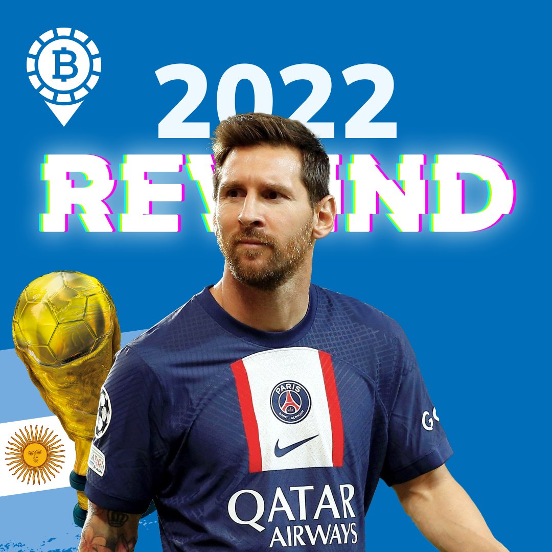 LocalBitcoins's tweet image. It’s time for a #2022Rewind! ⏪🔍

At #2 we have the mighty Messi &amp;amp; Argentina&apos;s World Cup Win. Congratulations! 🏆✨

What a fantastic final... ⚽️

#LocalBitcoins #Rewind #WorldCup2022 #Argentina #Messi