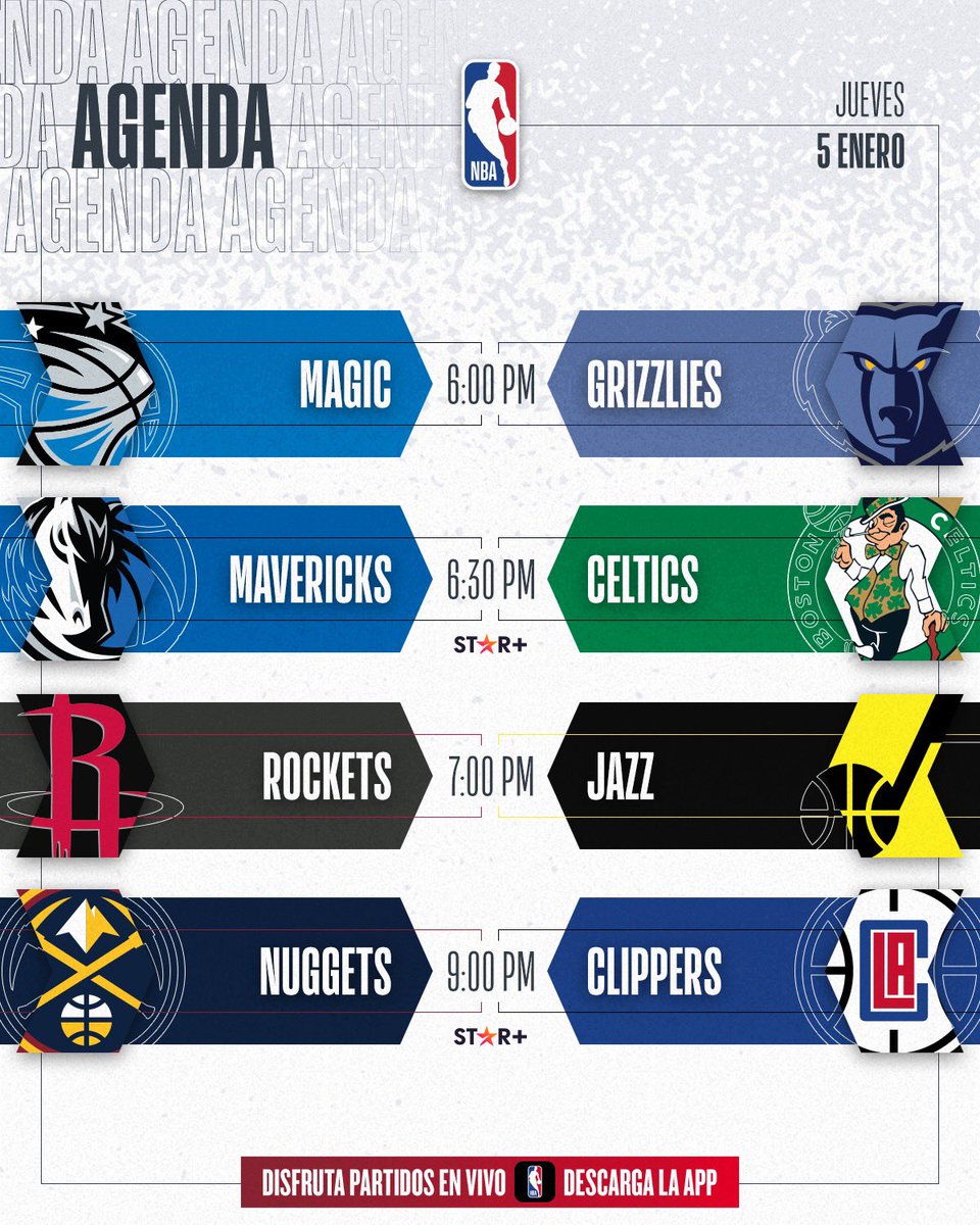 NBAMEX's tweet photo. 🏀😎 Las emociones no van a faltar en 4 partidos llenos de figuras que prometen emociones de inicio a fin. 🧐 ¿Te los vas a perder? #NBA https://t.co/rv2jIwwVfK