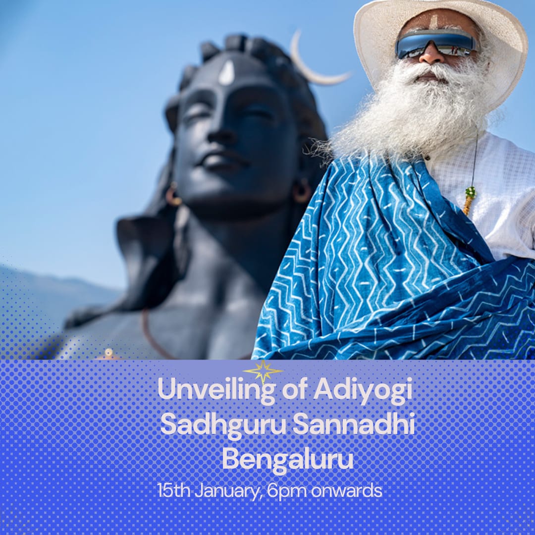 KLuvneet's tweet photo. Religion is the biggest illusion on earth. There is no such thing as Hindu human beings, Muslim human beings, Christian human beings,etc There are just human beings which come from soil and go back to soil.#SaveSoil & Adiyogi is a live example. Participate in #AdiyogiInBengaluru https://t.co/mUyWcEEmRs