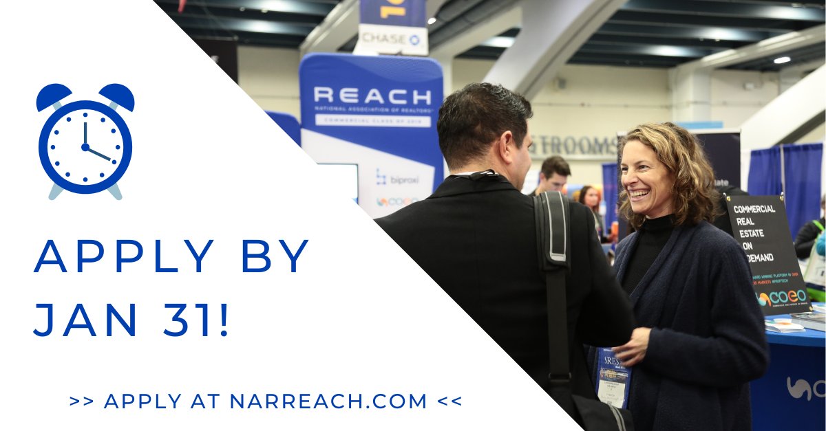 If 'scale' is your word for 2023, REACH is the place for you. Join a global portfolio of 200+ of the most innovative tech companies in and beyond real estate. Submit your application by January 31! Learn more and apply >> narreach.com

#scaleup #proptech #accelerate