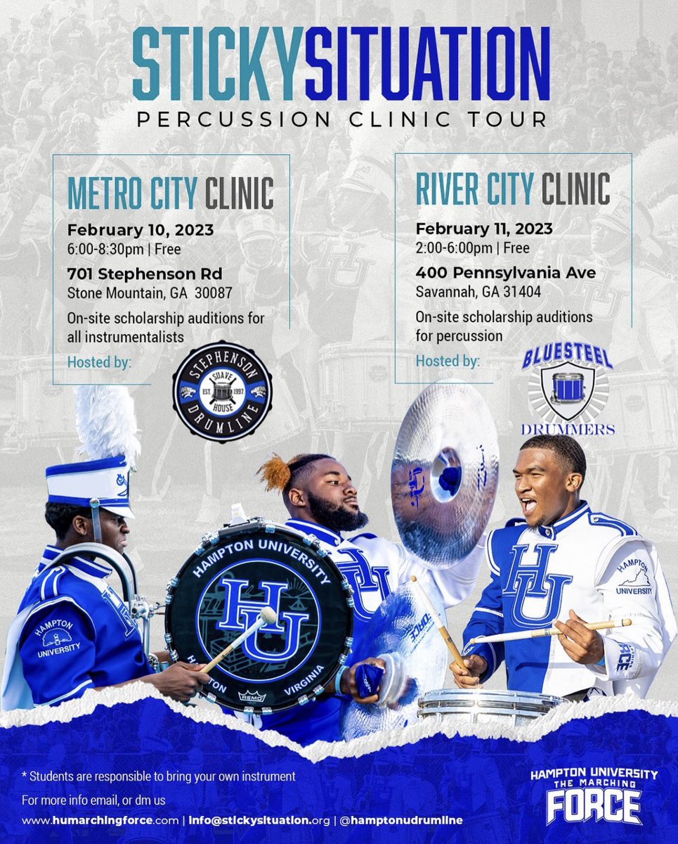Hampton Univ. Bands tweet media