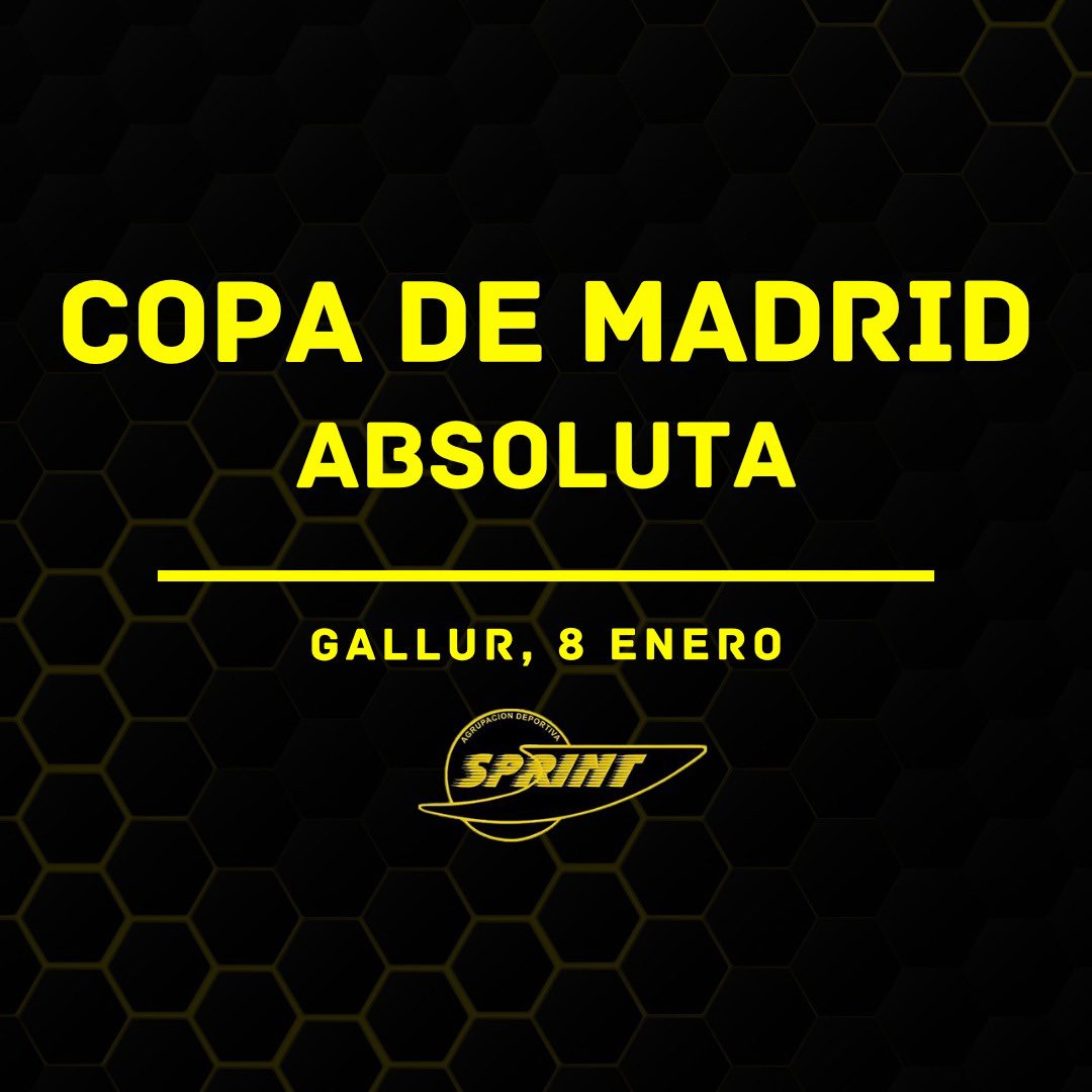 El domingo disputaremos la copa de Madrid Absoluta con ambos equipos muy competitivos.
Muchas expectativas con ambos equipos!!! 
Nos espera una tarde llena de emociones .No te la pierdas y ven a animarnos🖤💛🥳
#adsprint #atletismo #fam #copamadridclubes