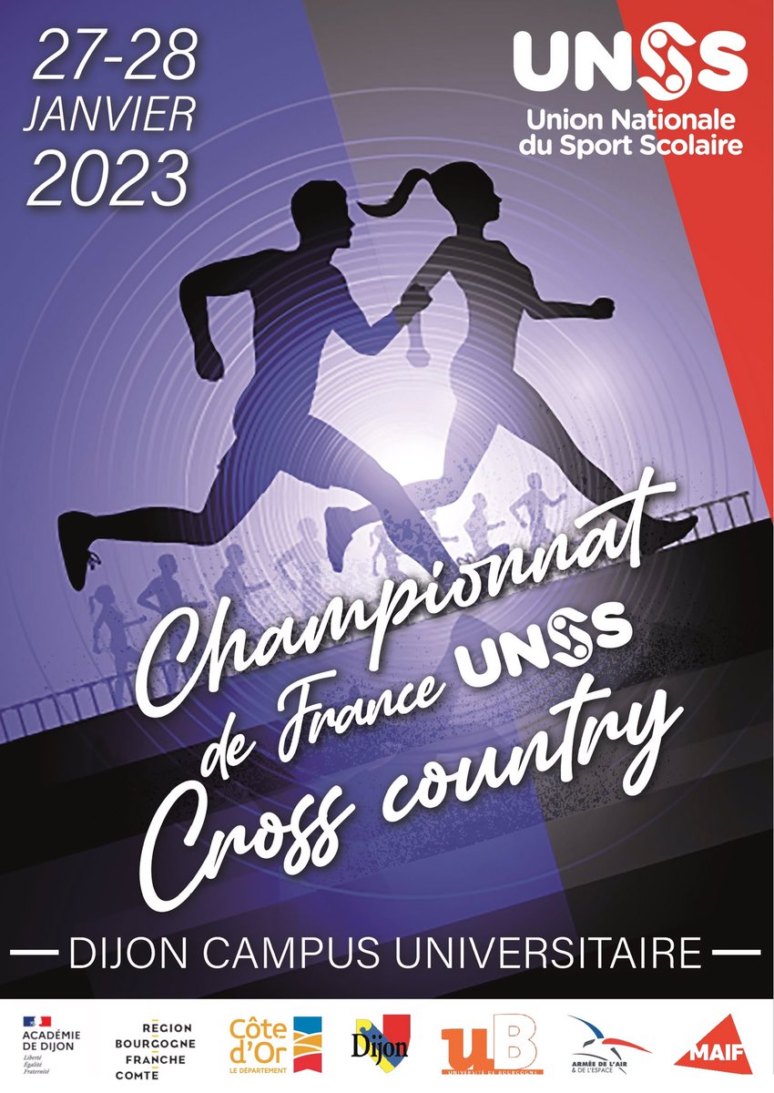 Dernière ligne droite !
Le championnat de France de cross country c’est à Dijon cette année !
Merci <a href="/UNSS21/">UNSS 21</a> @UNSSdijon