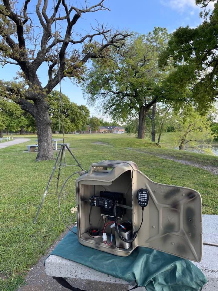 K3RRR on Twitter ""Converted a Jerry can for an FTM300 DX field ham