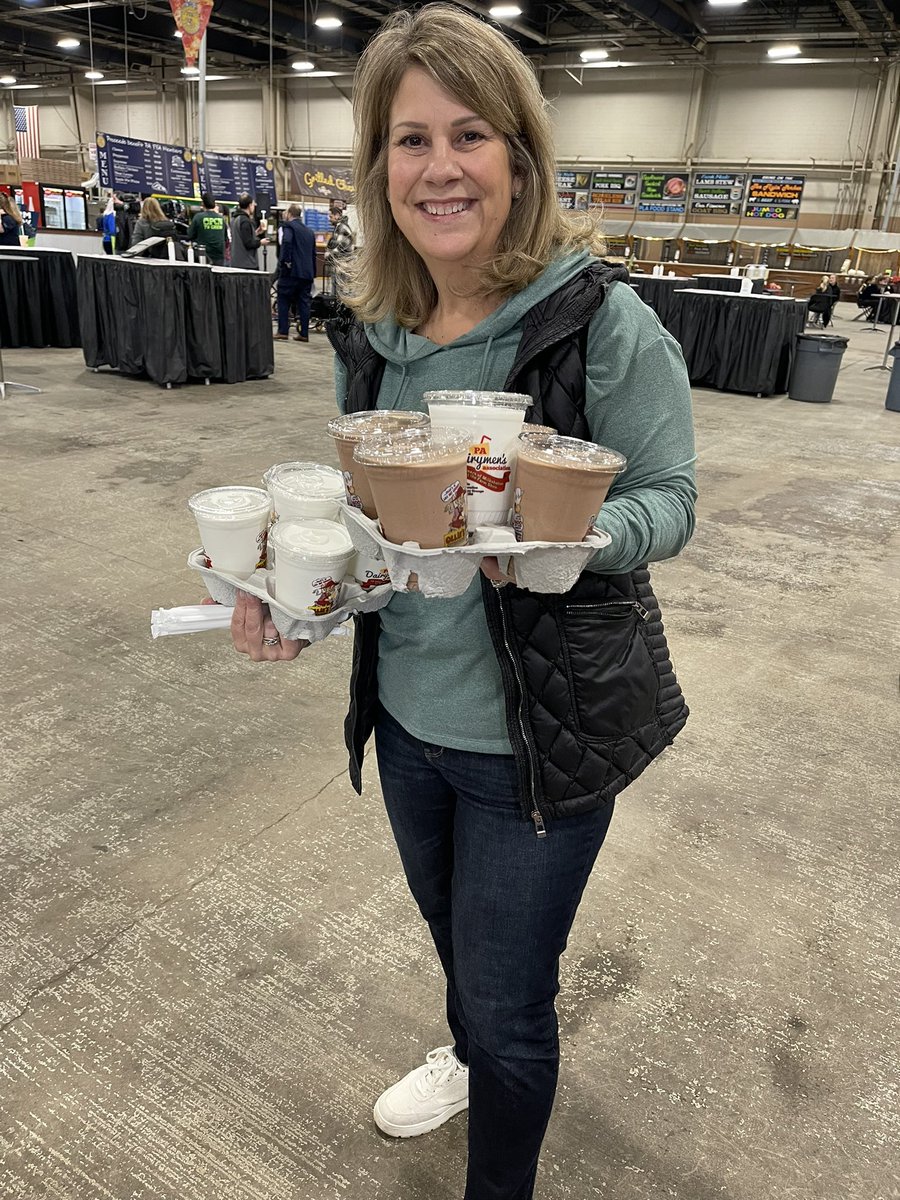 Don’t worry. I saved some for you! 🤗 The #PAFarmShow Food Court opens Friday at Noon (free parking) and the full show runs the 7th-14th.  #milkshakesmiles70 #pafs2023
