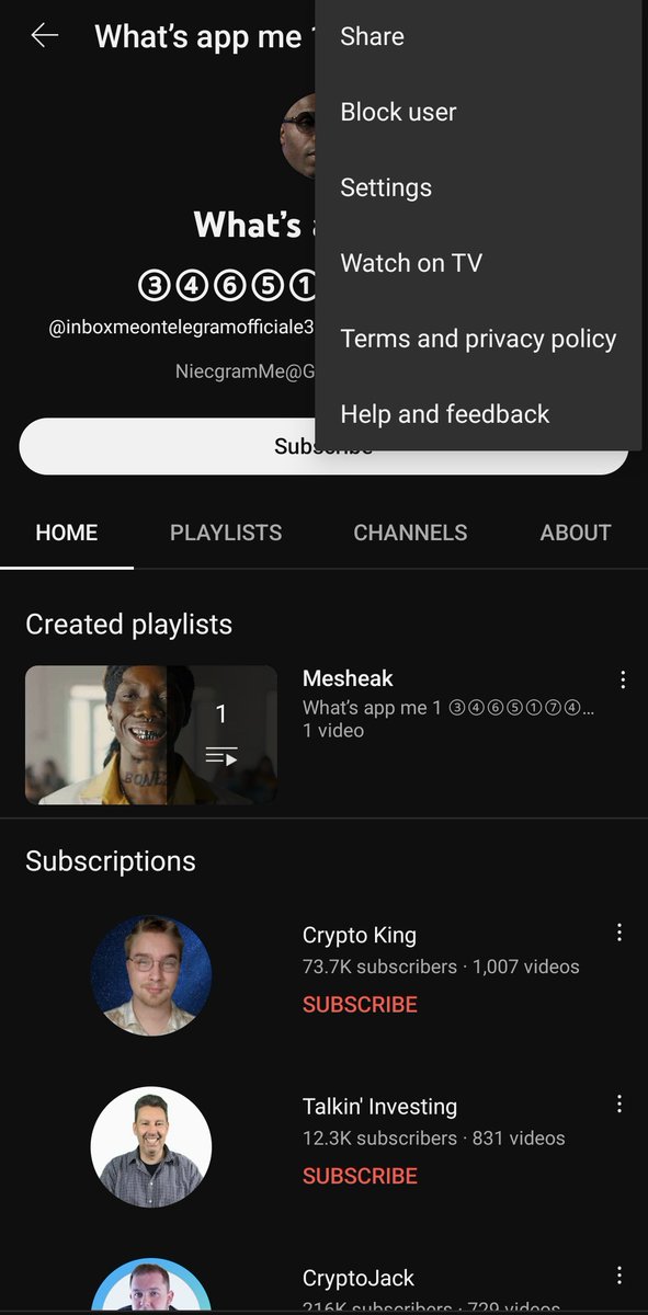 GeeMan_Wu's tweet photo. Anyone else see how the instructions are not applicable here? 
#fake #youtubechannel #REPORT https://t.co/4kP0oaDRCq
